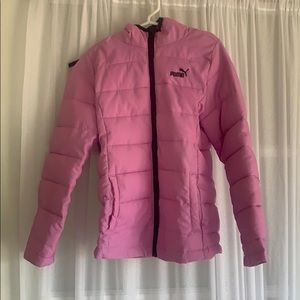 Girls Puma puffer jacket (size 6x)